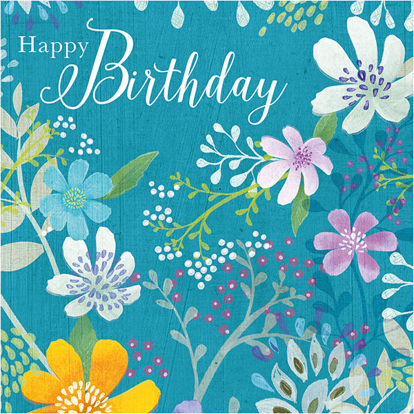 Yellow and White Birthday Floral | OCD-UK